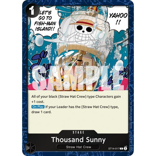 Thousand Sunny (Pirate Foil) (ST14 - 017) (Premium Booster - The Best - Vol. 2) - PokéBox Australia