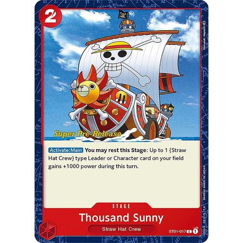Thousand Sunny (ST01 - 017) [Super Pre - Release Starter Deck 1: Straw Hat Crew] - PokéBox Australia