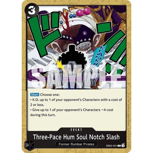Three - Pace Hum Soul Notch Slash (EB02 - 051) (Extra Booster: Anime 25th Collection) - PokéBox Australia
