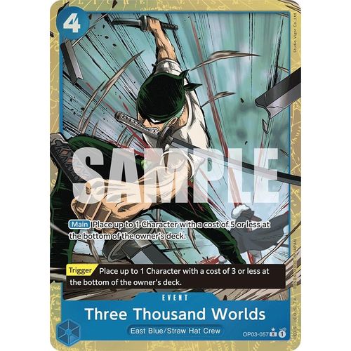 Three Thousand Worlds (Alternate Art) (OP03 - 057) [Premium Booster - The Best - ] - PokéBox Australia