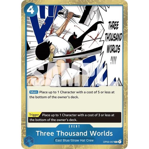 Three Thousand Worlds (Jolly Roger Foil) (OP03 - 057) [Premium Booster - The Best - ] - PokéBox Australia