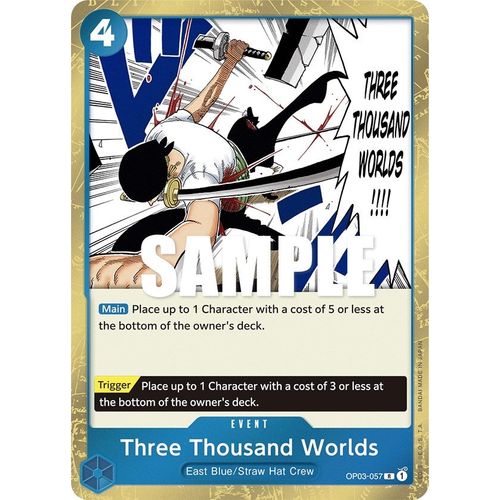 Three Thousand Worlds (OP03 - 057) [Pillars of Strength] - PokéBox Australia