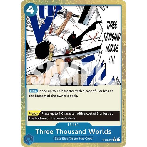 Three Thousand Worlds (Textured Foil) (OP03 - 057) [Premium Booster - The Best - ] - PokéBox Australia
