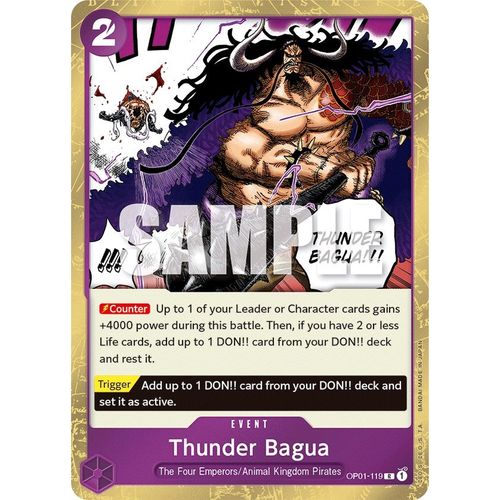 Thunder Bagua (OP01 - 119) [Romance Dawn] - PokéBox Australia