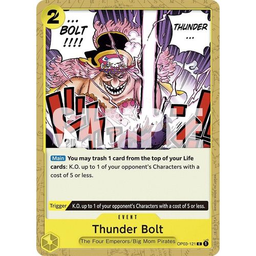Thunder Bolt (3121) [Starter Deck 20: YELLOW Charlotte Katakuri] - PokéBox Australia