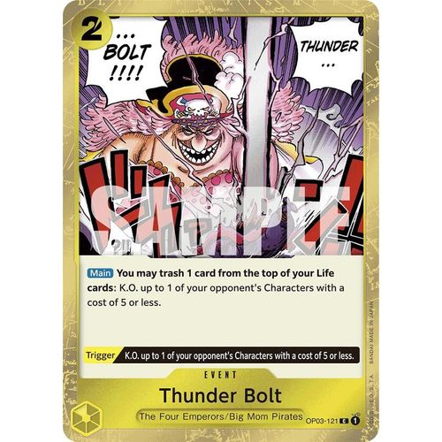 Thunder Bolt (Jolly Roger Foil) (OP03 - 121) [Premium Booster - The Best - ] - PokéBox Australia