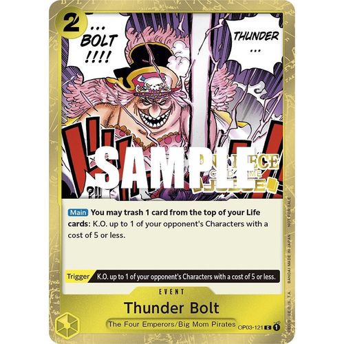 Thunder Bolt (Judge Pack Vol. 2) (OP03 - 121) [One Piece Promotion Cards] - PokéBox Australia