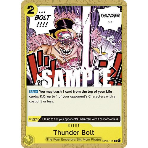 Thunder Bolt (OP03 - 121) [Pillars of Strength] - PokéBox Australia