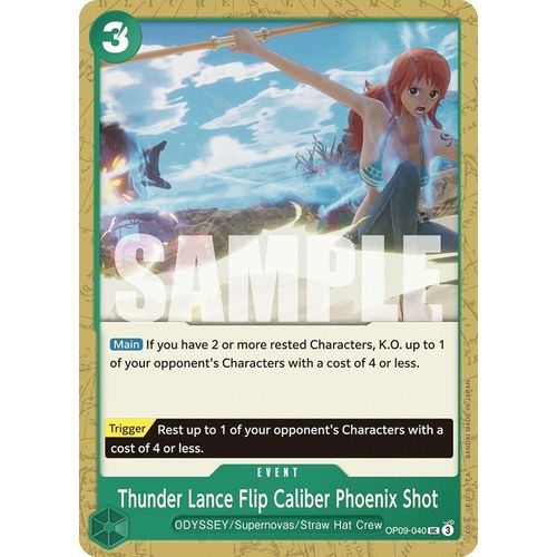 Thunder Lance Flip Caliber Phoenix Shot (OP09 - 040) [Emperors in the New World] - PokéBox Australia