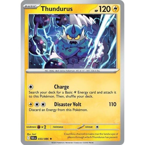 Thundurus (033/086) (SV: Black Bolt) - PokéBox Australia