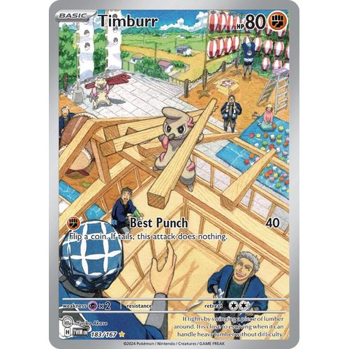 Timburr (183/167) [SV06: Twilight Masquerade] - PokéBox Australia