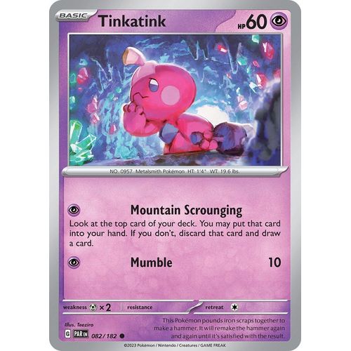 Tinkatink (082/182) [SV04: Paradox Rift] - PokéBox Australia
