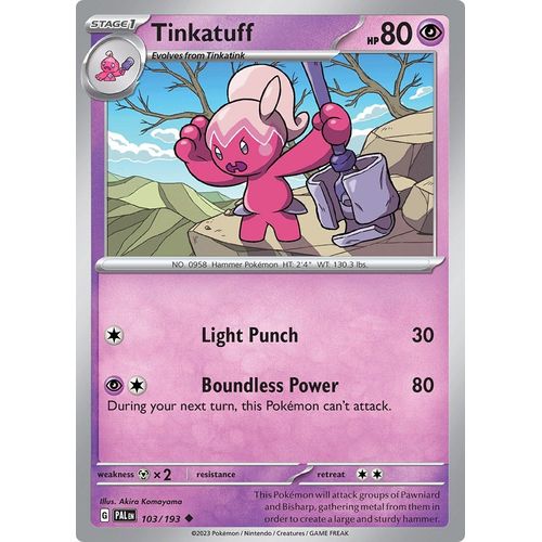 Tinkatuff (103/193) [SV02: Paldea Evolved] - PokéBox Australia