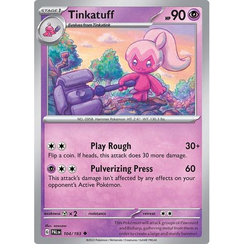 Tinkatuff (104/193) [SV02: Paldea Evolved] - PokéBox Australia