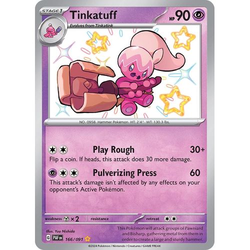 Tinkatuff (166/091) [SV: Paldean Fates] - PokéBox Australia