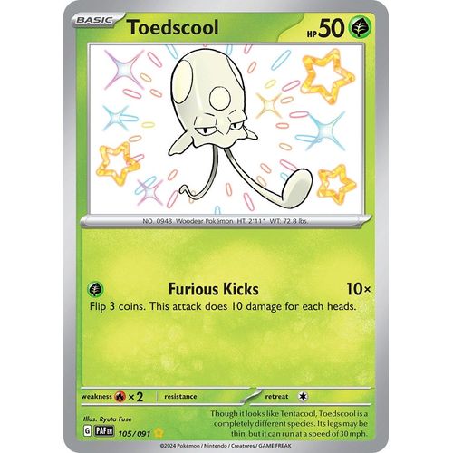 Toedscool (105/091) [SV: Paldean Fates] - PokéBox Australia