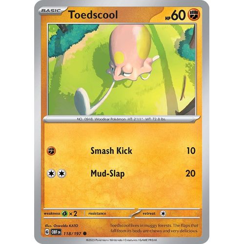 Toedscool (118/197) [SV03: Obsidian Flames] - PokéBox Australia