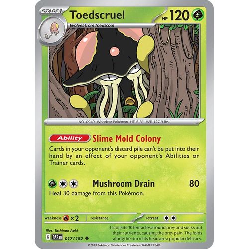 Toedscruel (017/182) [SV04: Paradox Rift] - PokéBox Australia