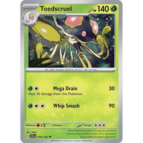 Toedscruel (018/142) [SV07: Stellar Crown] - PokéBox Australia