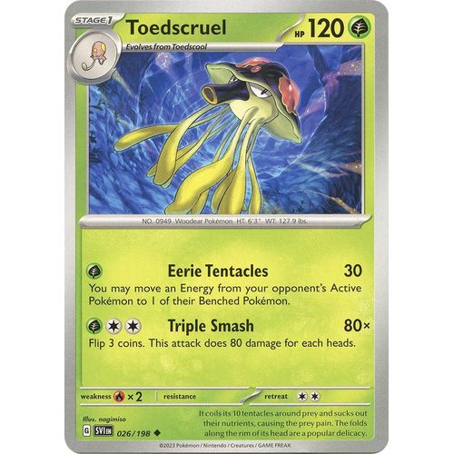 Toedscruel (026/198) [SV01: Scarlet & Violet Base Set] - PokéBox Australia