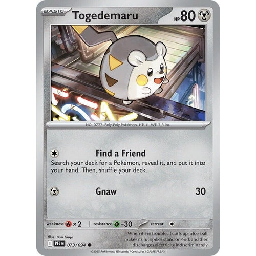 Togedemaru (073/094) (ME02: Phantasmal Flames) - PokéBox Australia