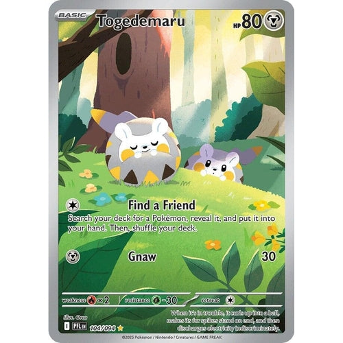 Togedemaru (104/094) (ME02: Phantasmal Flames) - PokéBox Australia