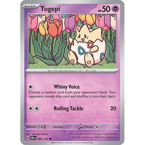 Togepi (083/197) [SV03: Obsidian Flames] - PokéBox Australia