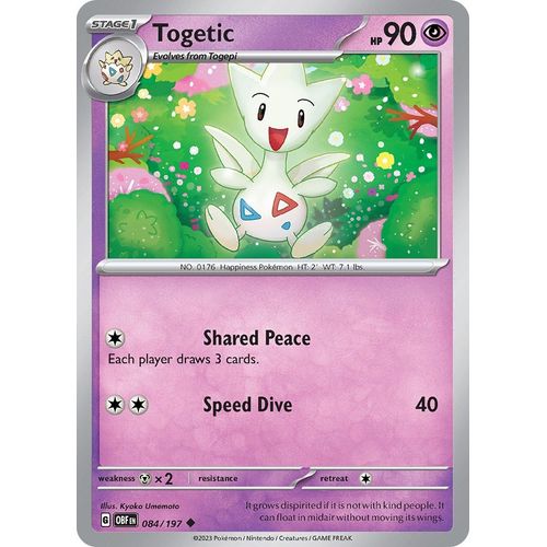 Togetic (084/197) [SV03: Obsidian Flames] - PokéBox Australia