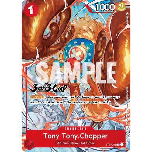 Tony Tony.Chopper (3 - on - 3 Cup) [Participant] (ST01 - 006) [One Piece Promotion Cards] - PokéBox Australia