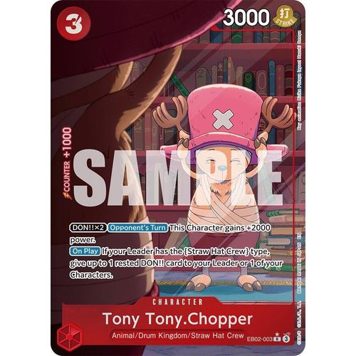 Tony Tony.Chopper (Alternate Art) (EB02 - 003) (Extra Booster: Anime 25th Collection) - PokéBox Australia