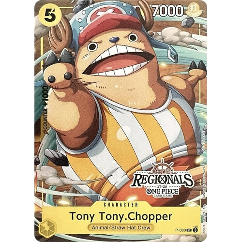 Tony Tony.Chopper (CS 25 - 26 Regionals Textured Chase Promo) (P - 089) (One Piece Promotion Cards) - PokéBox Australia