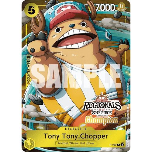 Tony Tony.Chopper (Offline Regional Champion Card Set 2025 Vol.2) (P - 089) (One Piece Promotion Cards) - PokéBox Australia