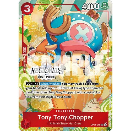 Tony Tony.Chopper (Online Regional 2024 Vol. 3) (OP01 - 015) [One Piece Promotion Cards] - PokéBox Australia