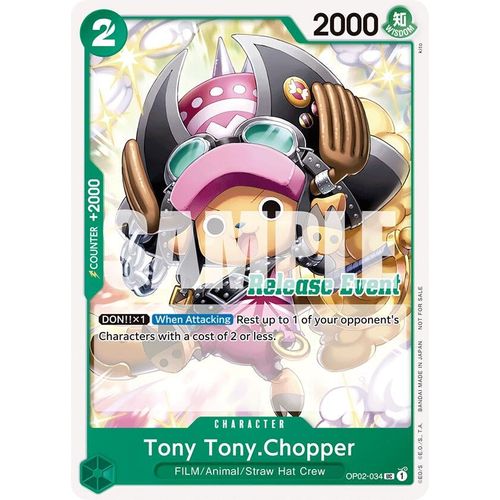 Tony Tony.Chopper (ST15 - ST20 Release Event Pack) (OP02 - 034) [One Piece Promotion Cards] - PokéBox Australia