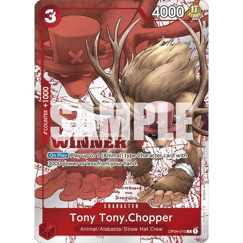Tony Tony.Chopper (Winner Pack 2024 Oct. - Dec.) (OP04 - 010) [One Piece Promotion Cards] - PokéBox Australia