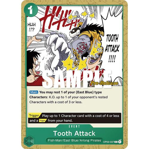 Tooth Attack (OP03 - 037) [Pillars of Strength Pre - Release Cards] - PokéBox Australia