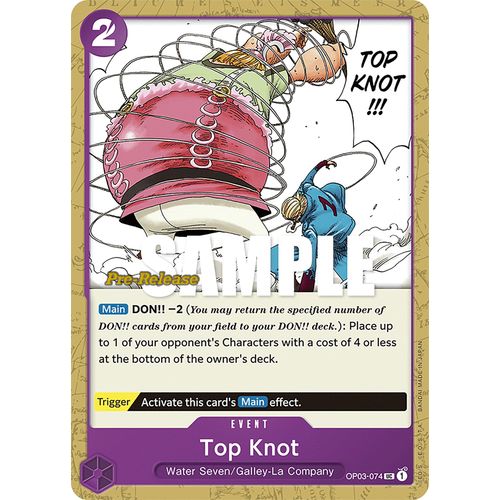 Top Knot (OP03 - 074) [Pillars of Strength Pre - Release Cards] - PokéBox Australia