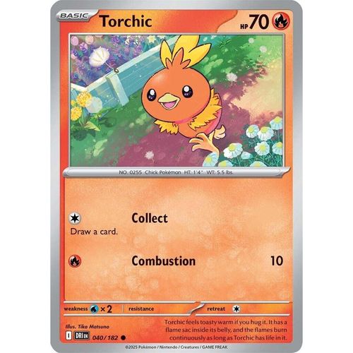 Torchic (040/182) (SV10: Destined Rivals) - PokéBox Australia