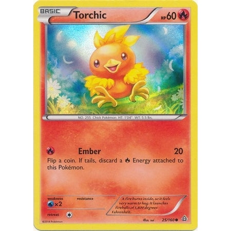 Torchic - 25/160 (Sheen Holo) (025/160) (Miscellaneous Cards & Products) - PokéBox Australia