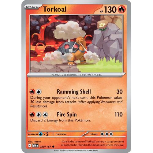 Torkoal (030/167) [SV06: Twilight Masquerade] - PokéBox Australia