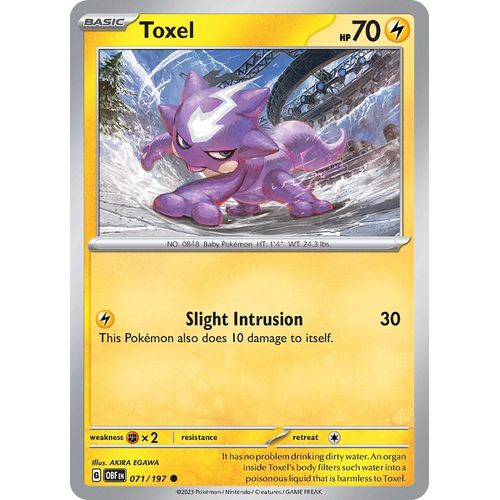 Toxel (071/197) [SV03: Obsidian Flames] - PokéBox Australia