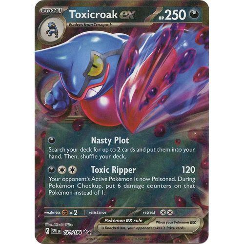 Toxicroak ex (131/198) [SV01: Scarlet & Violet Base Set] - PokéBox Australia