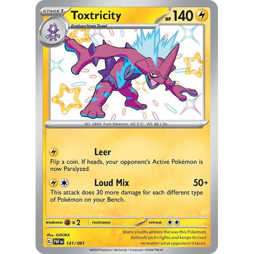 Toxtricity (141/091) [SV: Paldean Fates] - PokéBox Australia