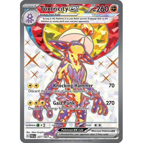 Toxtricity ex (227/182) [SV04: Paradox Rift] - PokéBox Australia
