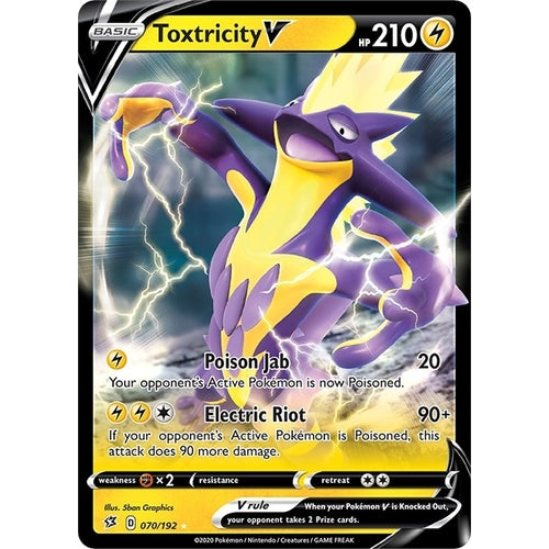 Toxtricity V (070/192) (SWSH02: Rebel Clash) - PokéBox Australia