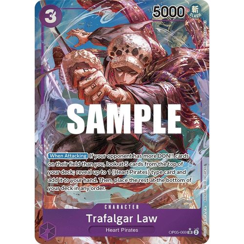 Trafalgar Law (Alternate Art) (069) (OP05 - 069) [Awakening of the New Era] - PokéBox Australia