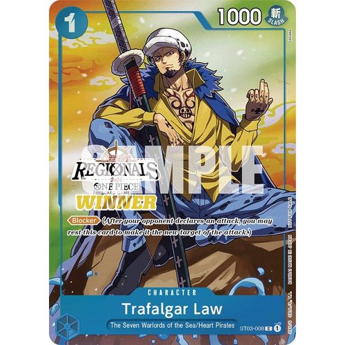 Trafalgar Law (Offline Regional 2024 Vol. 2) [Winner] (ST03 - 008) [One Piece Promotion Cards] - PokéBox Australia
