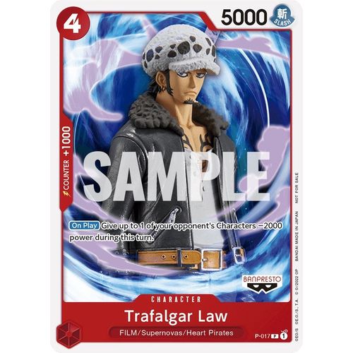 Trafalgar Law (One Piece Film Red) (P - 017) [One Piece Promotion Cards] - PokéBox Australia