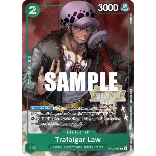 Trafalgar Law (Online Regional 2023) [Winner] (OP02 - 035) [One Piece Promotion Cards] - PokéBox Australia