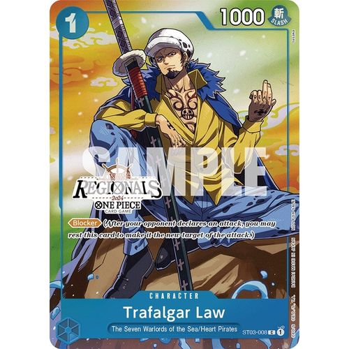 Trafalgar Law (Online Regional 2024 Vol. 2) [Participant] (ST03 - 008) [One Piece Promotion Cards] - PokéBox Australia